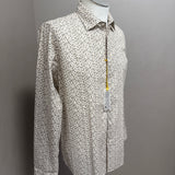 Camicia Manuel Ritz Uomo Pattern Geometrico - Beige