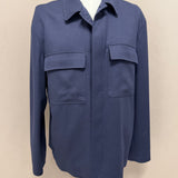 Lardini Giacca/Camicia Cashmere e Lana XL Blu Navy Bellissima