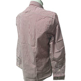 Camicia Hamaki-Ho – Rigata Bianco e Bordeaux