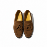 Doucal's – Mocassino Tassel in Suede Tabacco