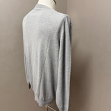 Pullover Girocollo Kangra – 100% Cotone (Grigio Perla)