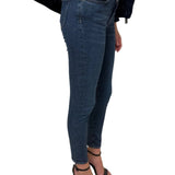Pantalone Jeans Skinny Blu Denim Gaelle
