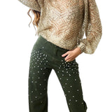 Pantalone Denim Gioiello GAëLLE Paris