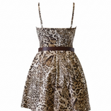 Mini abito Leopardato Vicolo