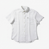 Camicia Lacoste – Regular Fit in Lino Bianco