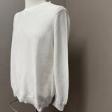 Maglia Kangra in Cotone Bianco - Girocollo Uomo - Taglia 48