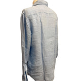 Camicia Fay Uomo in Lino Celeste – Taglia XL (Collo 42)