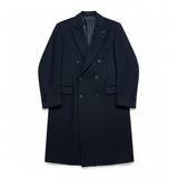 Cappotto Doppiopetto Lardini in Lana - Blu Notte