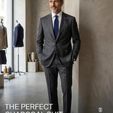 Abito Lardini in Pura Lana Vergine - Grigio Antracite (Drop 7)