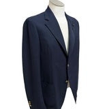 Giacca Lardini "Easy Wear" in Fresco Lana - Blu Navy - Taglia 52