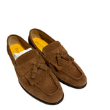 Doucal's – Mocassino Tassel in Suede Tabacco