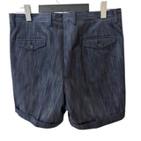 Bermuda Lardini in Denim di Cotone - Taglia 50 - Blu Medio Lavato