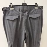 Pantalone Lardini Cargo Sartoriale – Lana Stretch Antracite