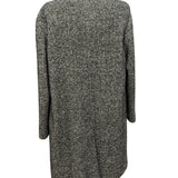 Cappotto Monopetto Lardini in Lana Spigata - Grigio Antracite