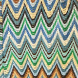 Tuta intera Zigzag Chevron con Scollo frontale e Schiena Scoperta