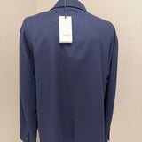 Lardini Giacca/Camicia Cashmere e Lana XL Blu Navy Bellissima