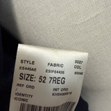 Abito Lardini Blu in Pura Lana - Trama Principe di Galles - Taglia 52