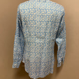 Barba Camicia in Lino a Fiori