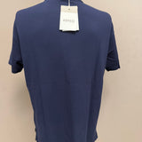 Polo Aspesi in Piqué di Cotone Stretch - Blu Navy