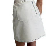 Mini gonna in ecopelle