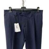 Pantaloni Lardini – Micro-Pattern Blu Navy