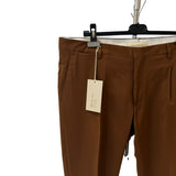 Pantaloni Briglia 1949 - Fresco Lana Marrone taglia 52