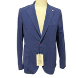 Giacca Manuel Ritz – Blu Avio in Cotone Elasticizzato
