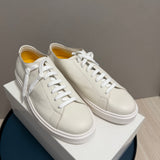 Sneakers Doucal's – Pelle Martellata Crema
