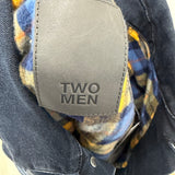 Two Men Giacca in Jeans imbottita taglia XL Blu