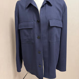 Lardini Giacca/Camicia Cashmere e Lana XL Blu Navy Bellissima