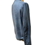 Bomber BOB in Tessuto Scamosciato – Avio