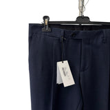 Pantaloni Lardini – Micro-Pattern Blu Navy