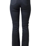 Jeans nero Calvin Klein skinny bootcut a vita alta