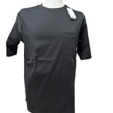 T-Shirt Sottogiacca Lardini in Cotone Filo di Scozia - Nero