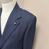 Giacca Lardini Sartoriale - Blu Micro-Texture