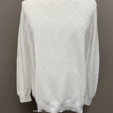 Maglia Kangra in Cotone Bianco - Girocollo Uomo - Taglia 48