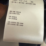 Lardini Giacca/Camicia Cashmere e Lana XL Blu Navy Bellissima