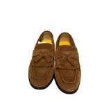 Doucal's – Mocassino Tassel in Suede Tabacco