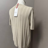 T-Shirt Manuel Ritz in Maglia Traforata - Beige