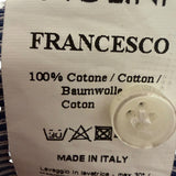 Camicia Aglini Uomo a Righe Sottili Blu e Bianco - Taglia L (Collo 42)