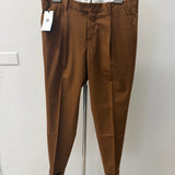 Pantalone PT Torino "Silkochino" – Tabacco