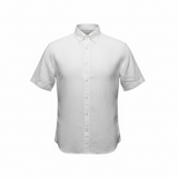 Camicia Lacoste – Regular Fit in Lino Bianco