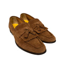 Doucal's – Mocassino Tassel in Suede Tabacco
