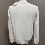 Maglia Kangra in Cotone Bianco - Girocollo Uomo - Taglia 48