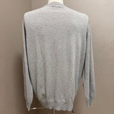 Pullover Girocollo Kangra – 100% Cotone (Grigio Perla)