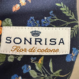 Sonrisa Camicia a Fiori in puro cotone