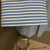 Camicia Xacus Active Shirt - The Journey Collection | No-Stiro Celeste a Righe