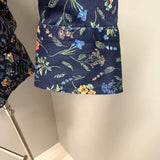 Sonrisa Camicia a Fiori in puro cotone