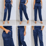 Pantalone Cargo Satinato