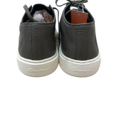 Sneaker Santoni Uomo in Pelle Grigia Martellata - Misura 43 (UK 8, US 9)